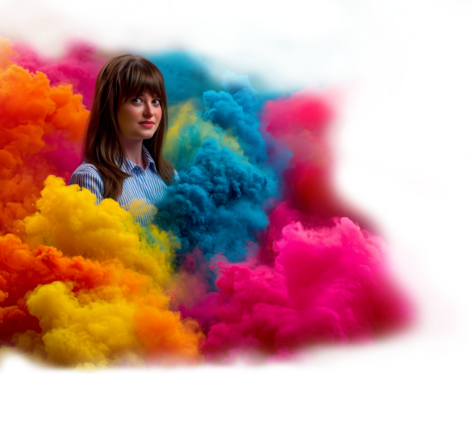 Girl with bangs
